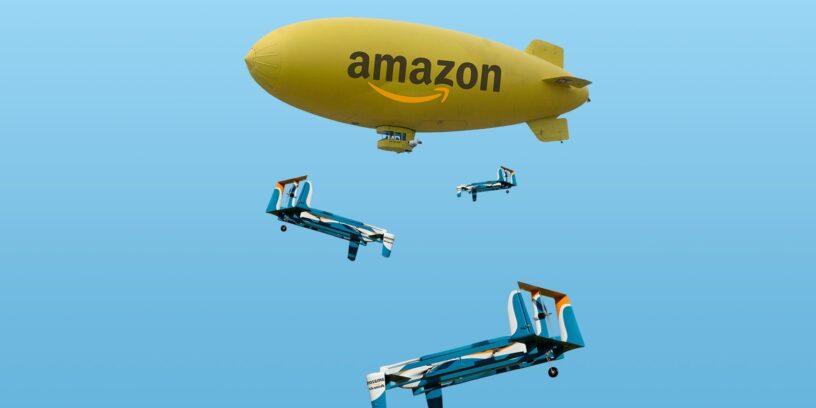 amazon has a plan for floating blimp warehouses