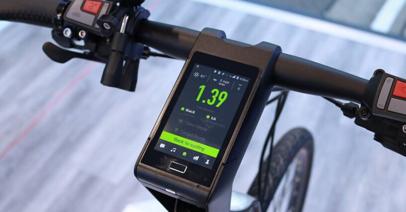 LeEco Buzzard commuter Super Bike integrated electronics sensors Android BikeOS headunit