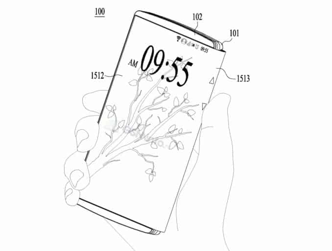 lg foldable device patent 1