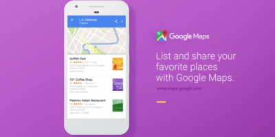 google maps lists
