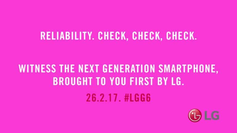 LG Released A New Teaser For It’s Upcoming LG G6: Reliability Check!
