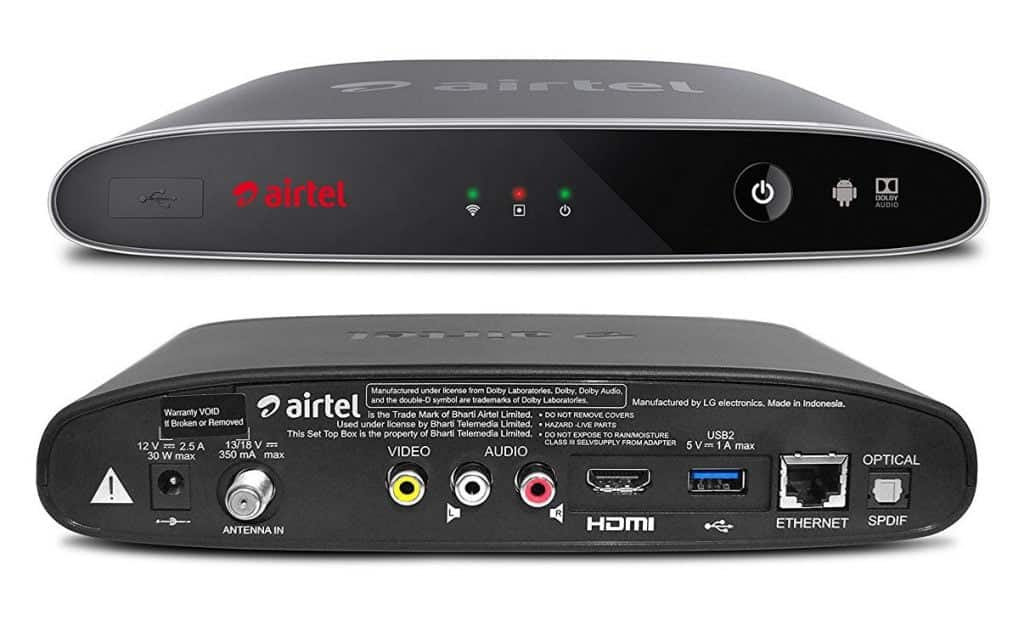 Airtel Internet TV Box