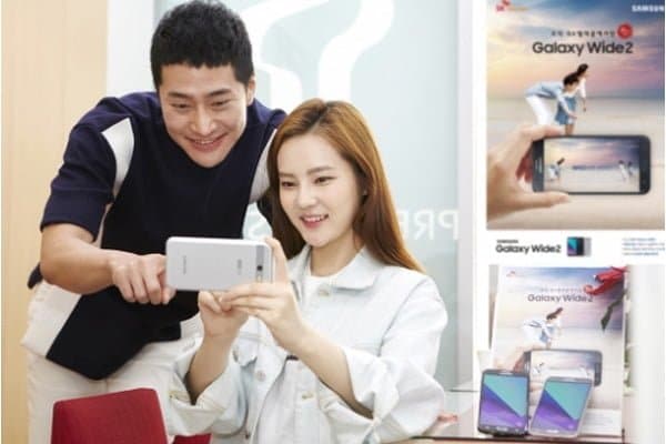 Samsung Galaxy Wide 2 is unveiled in Korea