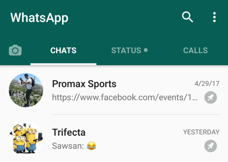 WhatsApp Beta Let’s You Pin Up To Three Chats; Here Is How It Works