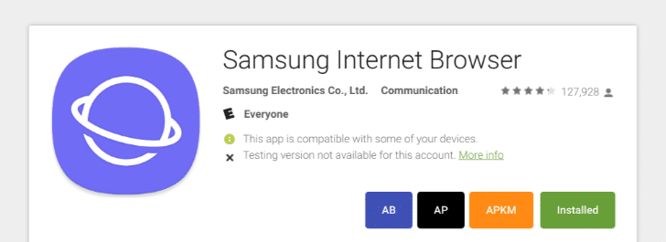 Samsung Browser 2