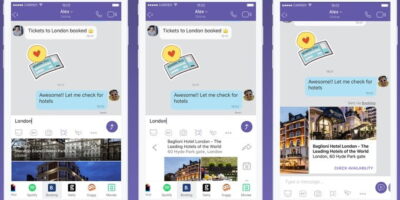 viber chat extensions update header