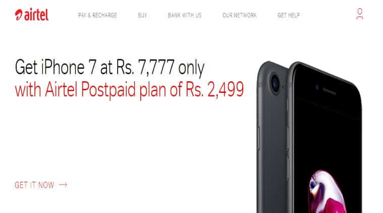 Airtel Offers iPhone 7