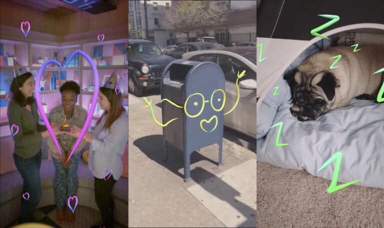 Facebook Stories Adds AR Doodles And Boomerang GIFs