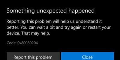 Microsoft Store Errors 1
