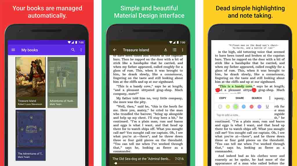 lithium reader - best apps for android