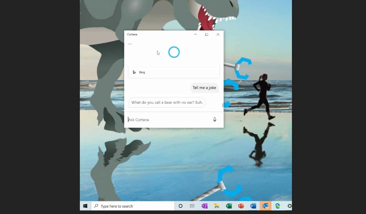 Improved Cortana - Windows 10 May 2020 Update (20H1)