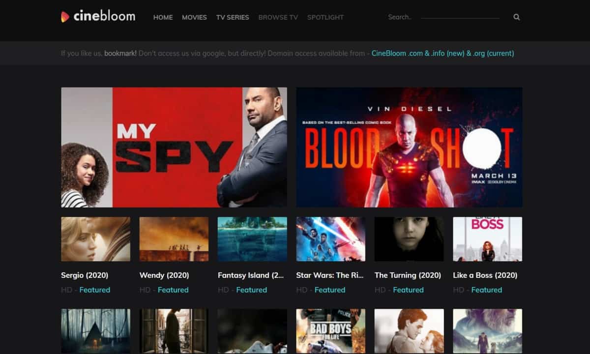 CineBloom - "10 Best Free Movie Streaming Sites No Sign up Required"
