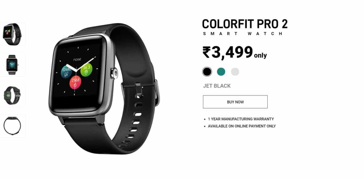 colorfit pro 2 - "Best Smartwatches Under Rs 3000"