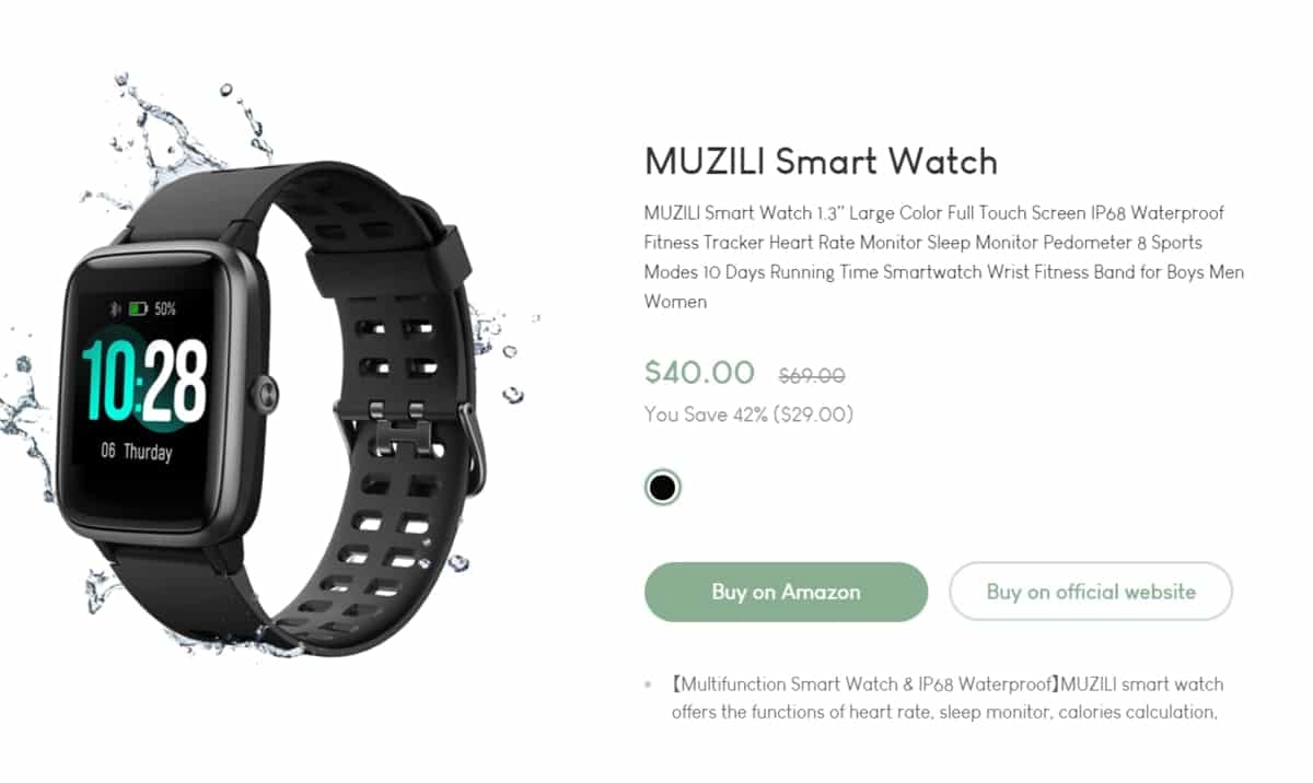 Muzili - "Best Smartwatches Under Rs 3000"