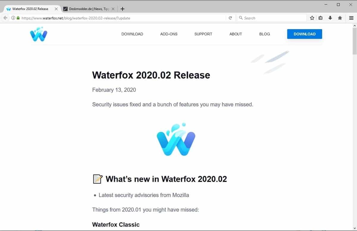 Waterfox - "10 Best Google Chrome Alternatives [2020]"