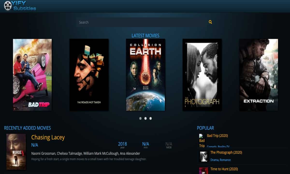 Yify - "10 Best Sites To Download Subtitles For Movies For Free"