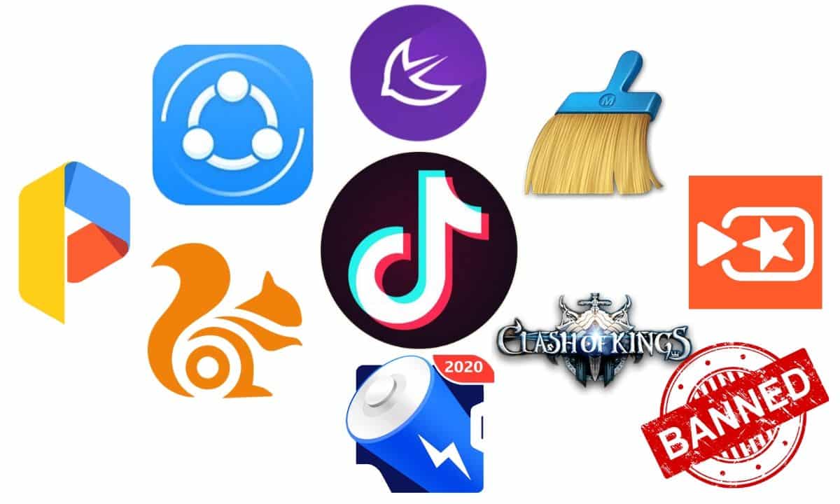 Banned Chinese Apps