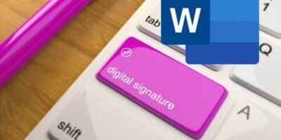 Microsoft Word Digital Signature