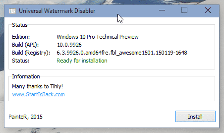 Universal Watermark Disabler: Remove Activate Windows Watermark